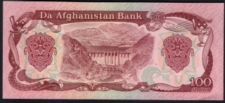100 Afghanis 1991 - Afganistan
