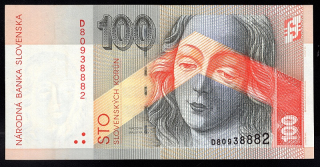 SK17/ 100 Sk - Slovensko - Séria D, 1996