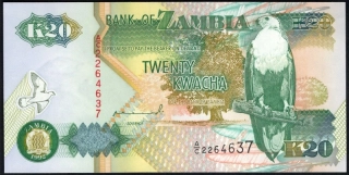 20 Kwacha 1992 - Zambia
