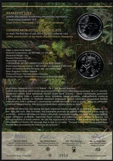 2024/072, PL Jozef Dekret Matejovie - 250. výročie narodenia