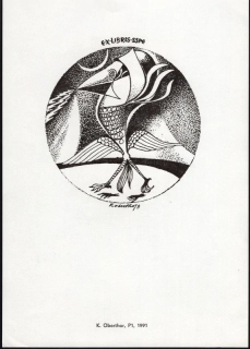 Grafika - K. Oberthor, P1, 1991, Ex-Libris-SSPE