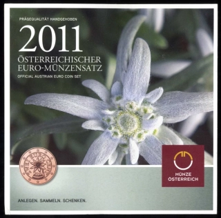 Sada euromincí Rakúsko 2011
