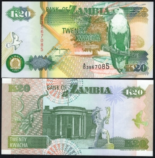 20 Kwacha 1992 - Zambia