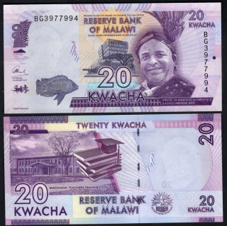 20 Kwacha 2017 - Malawi
