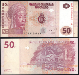 50 Francs 2013 - Kongo