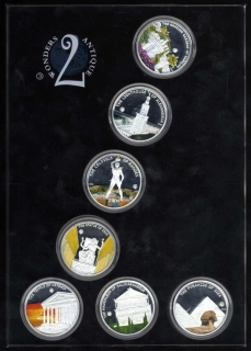 Palau 2009 – 7 x 1 dolár – Sedem divov starovekého sveta