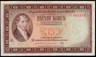 500 Kčs - 1946 - Séria V