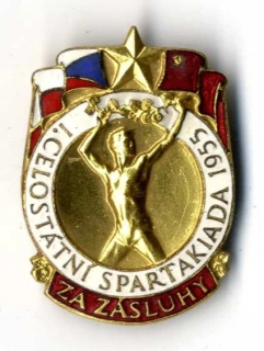 Za zásluhy - I. celostátní spartakiáda 1955