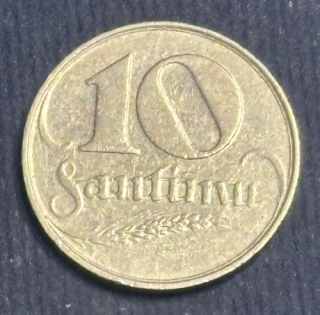 10 Santimu 1922