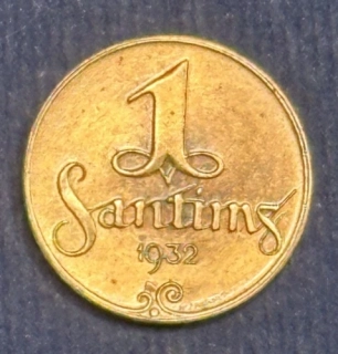 1 Santims 1932