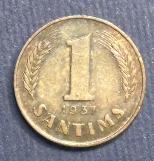 1 santims 1937