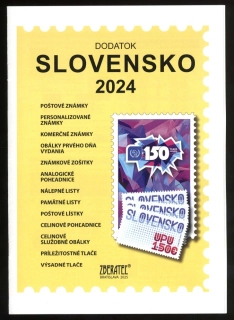 Špecializovaný katalóg známok Slovensko - Dodatok Slovensko 2024