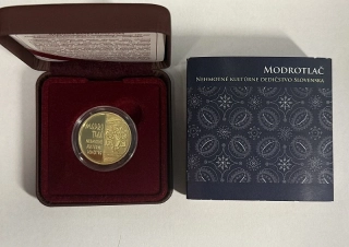 2024 - 100 Euro - Modrotlač - Nehmotné kultúrne dedičstvo Slovenska