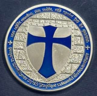 Francúzsko - pamätná medaila templárskych rytierov
