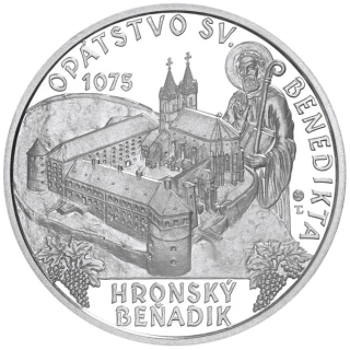 2025/079, 10€ - 950. výročie založenia benediktínskeho opátstva v Hronskom Beňadiku PROOF