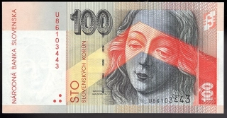 SK43/ 100 Sk - Slovensko, Séria U, 2004 UNC
