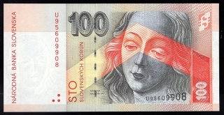 SK43/ 100 Sk - Slovensko, Séria U, 2004 aUNC