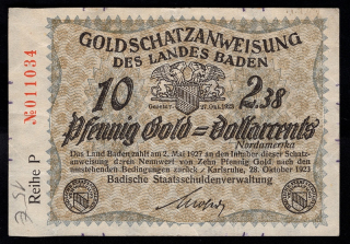 10 Pfenning 1923