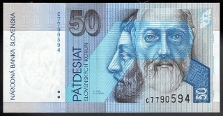 SK07/ 50 Sk - Slovensko - Séria C, 1993 UNC
