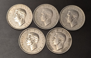 LOT 2 Shillings 1947 - 1951