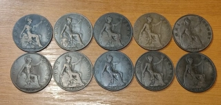 LOT 1 Penny 1910 - 1918