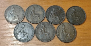 LOT 1/2 Penny 1930 - 1936