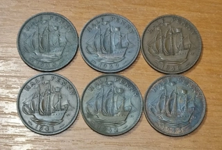 LOT 1/2 Penny 1938 - 1943