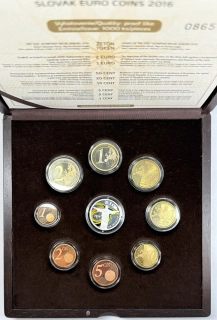 2016 Sada Slovenských Euro mincí PROOF - OH Rio de Janeiro