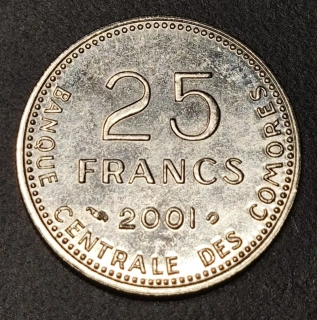 25 Francs 2001