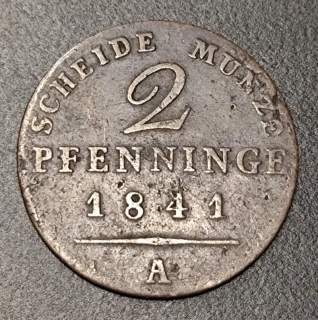 2 Pfennig 1841 A