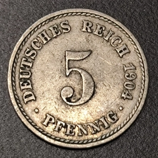 5 Pfennig 1904 A