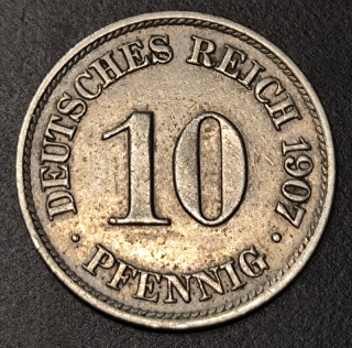 10 Pfennig 1907 A