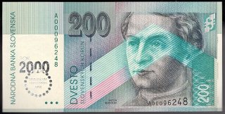 SK30/ 200 Sk - Slovensko - Séria A, 1995 BIMILÉNIUM UNC