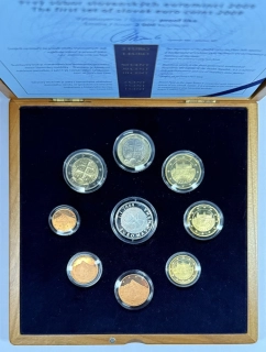 2009 Sada Slovenských Euro mincí PROOF - Prvý súbor SK euromincí