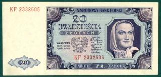 20 Zlotých 1948