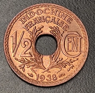 1/2 Centim 1938