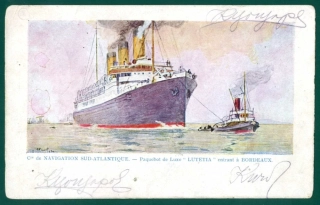 Zaoceánsky parník "Lutetia"