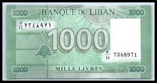 1000 Livres - Libanon