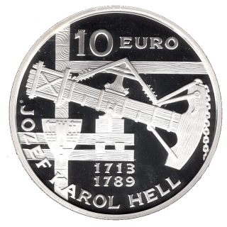 2013/016 10€ Euro Jozef Karol Hell PROOF