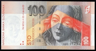 SK09/ 100 Sk - Slovensko - Séria D, 1993