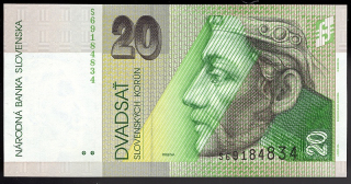 SK42/ 20 Sk - Slovensko - Séria S, 2004 UNC