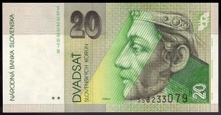 SK42/ 20 Sk - Slovensko - Séria S, 2004 UNC
