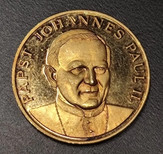 Strieborná medailička Ján Pavol II.
