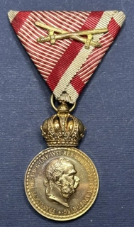Medaila Signum Laudis - František Josef I. - Za zásluhy