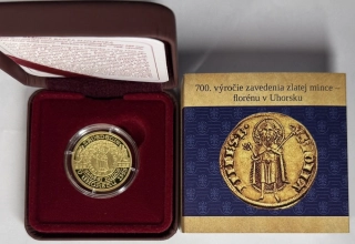 2025 - 100 Euro - 700. Výročie zavedenia zlatej mince - florénu v Uhorsku