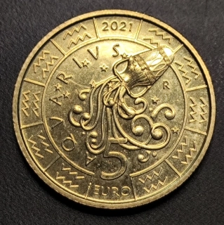 5 Euro 2021 Vodnár
