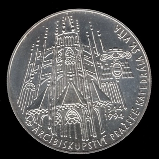 02/ 200 KČ 1994 - 650. Výročí založení pražského arcibiskupství a položení zákl. kamene ke Katedrále sv. Víta