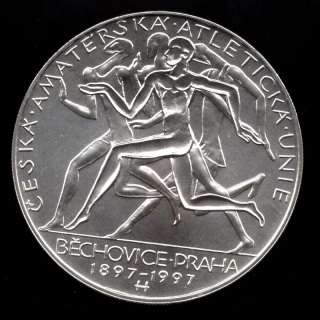 15/ 200 KČ 1997 - 100. Výročí založení České amatérské atletické unie a konání nejstaršího běhu Běchovice-Praha