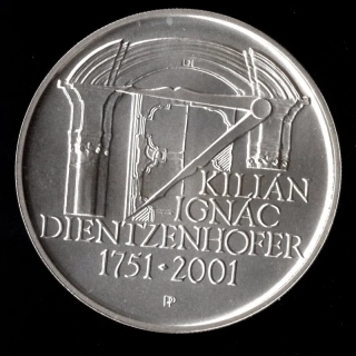 33/ 200 KČ 2001 - 250. Výročí úmrtí Kiliána Ignáce Dientzenhofera