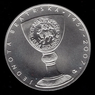 57/ 200 KČ 2007 - 550. výročí založení Jednoty bratrské